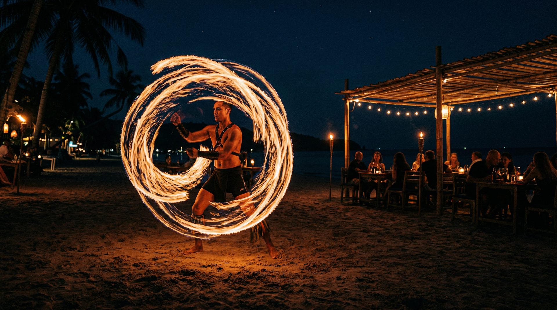 Fire Show Nights at Crystal Bay: What to Expect